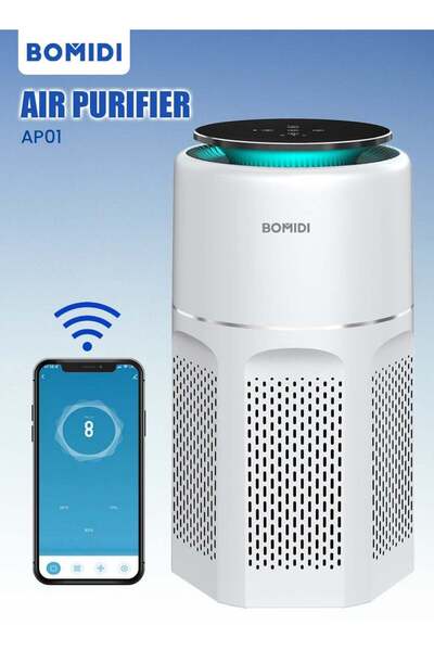 BOMIDI Air Purifier – Home Air Cleaner for Allergies, Pets, Dust, Mold, Smoke, Odor Eliminator, H1