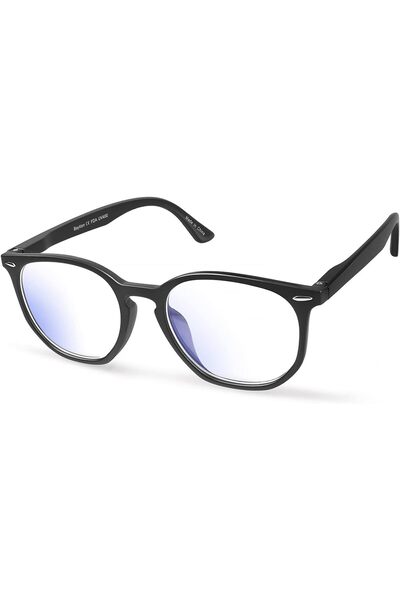 Baytion Reading Glasses for Men & Women, Square Frame Spring Hinged Blue Light Filter Eyewear Blocki