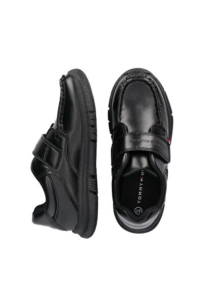 Tommy Hilfiger Tommy Hilfiger Boys Black Low Cut Velcro Shoe