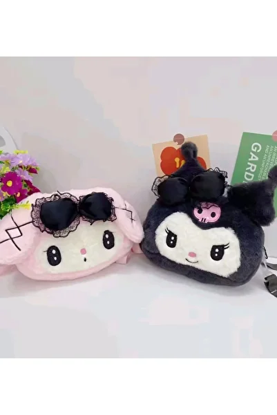 senacacollection Kuromi Plush Shoulder Bag Children's Bag 1Pcs