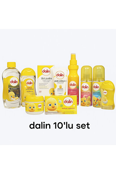 Dalin yeni doğan set 10 lu