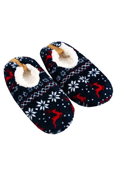 offlimits Papuci de casă cu blană, OffLimits, design de Crăciun, mărimea 37-39