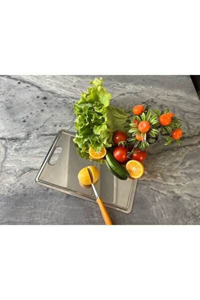 EcoVibe Quality Cutting Board Stainless Steel (304) Chopping Antibacterial Steel Cutting Board