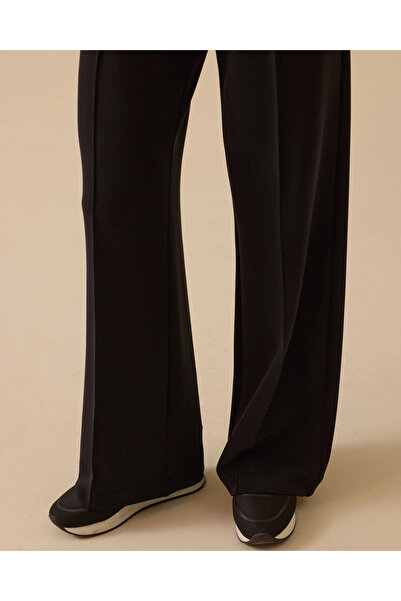 SEÇİL Bağcıklı Yüksek Bel Bol Paça Pantolon