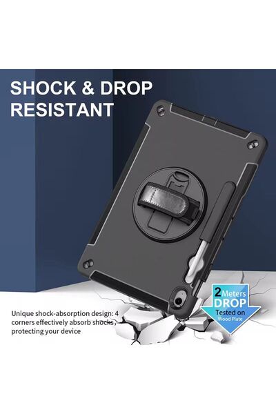 Cat - Cot Samsung Galaxy Tab S10 FE+(13.1)–Shockproof Cover/Kickstand/Hand Strap/Shoulder Strap &Pencil Holder