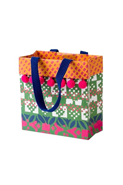 Caspari Frida Small Square Gift Bag 1 Each