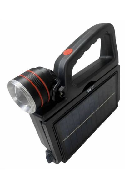 Generic KG-152 Solar Hand Lamp | 152 LED Rechargeable Flashlight with USB & Power Bank Function