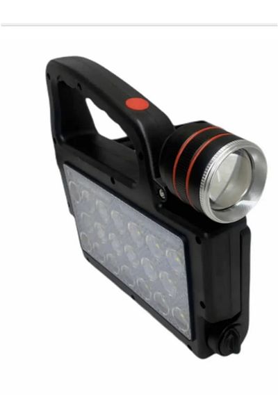 Generic KG-152 Solar Hand Lamp | 152 LED Rechargeable Flashlight with USB & Power Bank Function