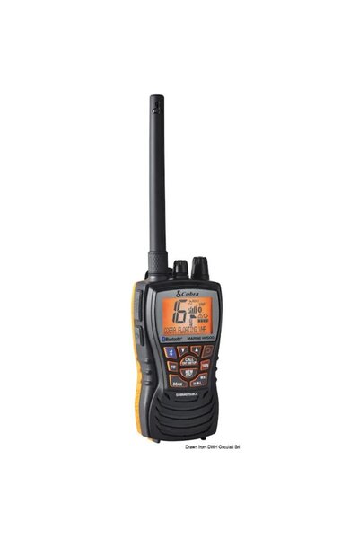 OSCULATI VHF Cobra Marine MR HH500 with Integrated Bluetooth