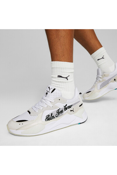 Puma Mens Palm Tree Crew RS-X Sneakers - White