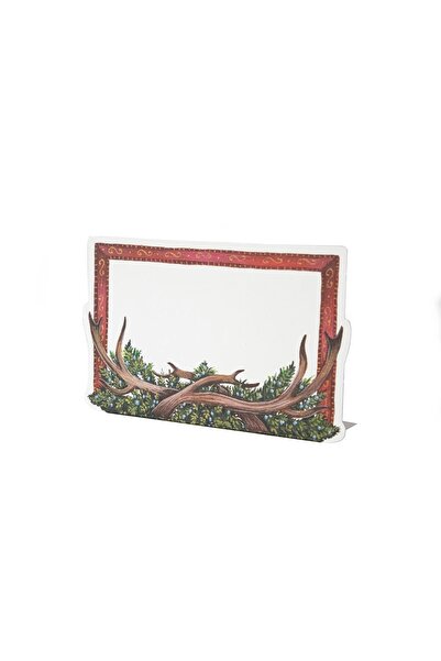 Hester & Cook Carte de locare cu ramă de cerb - Pachet de 12