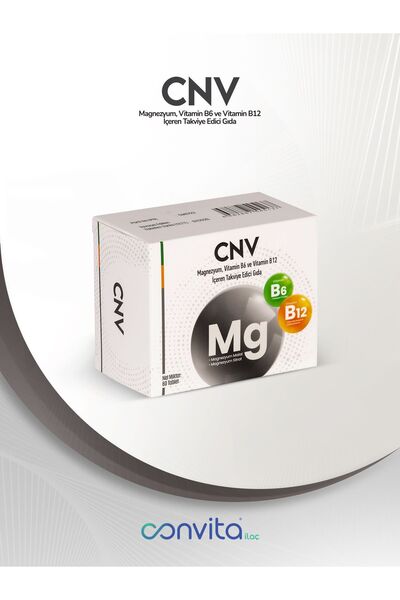 Genel Markalar humanlife CNV Magnezyum Vitamin B6 B12 60 Tablet