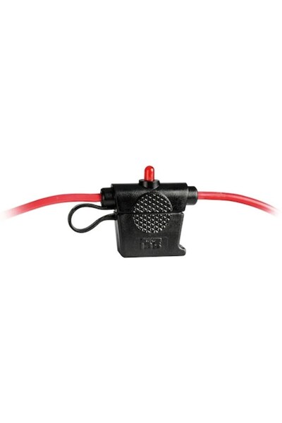 OSCULATI Suport Sigurante Lamelare Etans cu LED de Avertizare, 30A, 3 mm2, Capacitate Cablu 2 x 110 mm