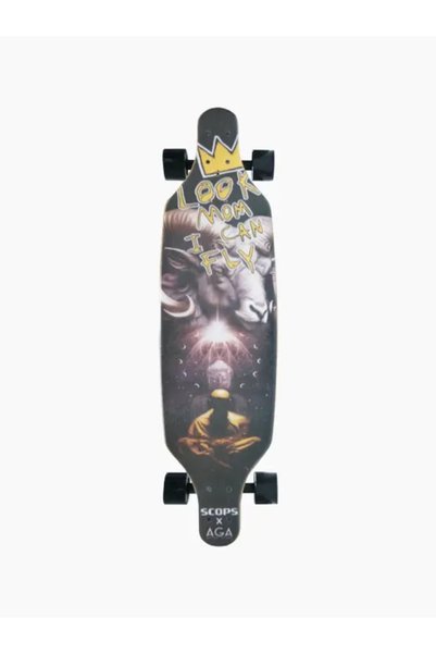 SCOPS Look Mom I Can Fly Longboard - Ahşap Kaykay