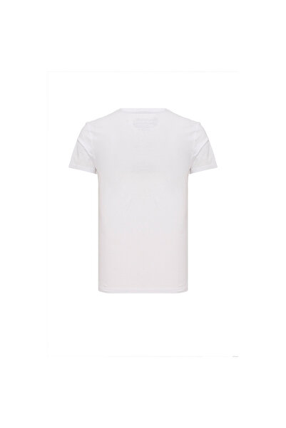 ROUTEFIELD Ανδρικό λευκό μπλουζάκι Tassilo ΑΝΔΡΙΚΟ T-SHIRT RFTASSILO25