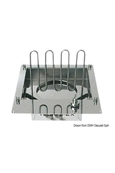 OSCULATI Gratar Electric Compact Profesional, din Otel Inoxidabil AISI 316