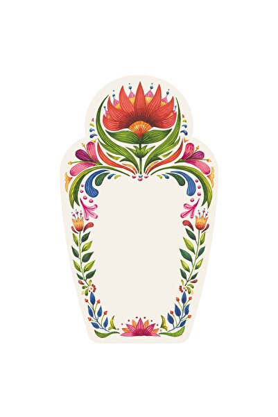 Hester & Cook Συσκευασία καρτών τραπεζιού Fiesta Floral 12 τεμαχίων