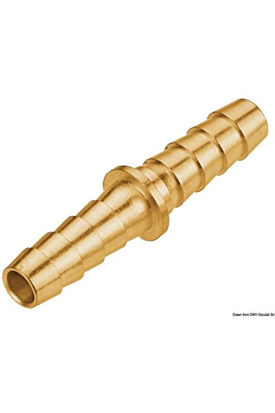 OSCULATI Double Brass Connector for Fuel, Diameter 8 mm, 5/16 inch, Universal, Outboard Motor
