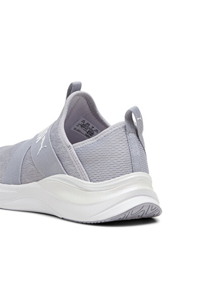 Puma Womens SOFTRIDE Harmony Slip Meta Running Shoe - Gray