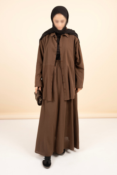Vauva Elegant and Comfortable Hijab Bottom Top Set Seasonal, Modern Cut