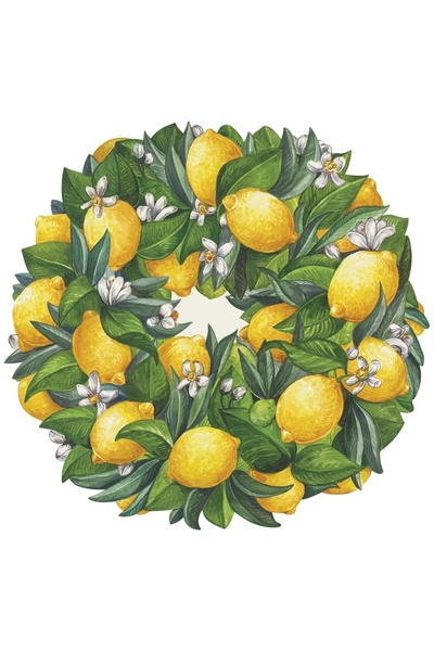 Hester & Cook Set de 12 foi de protecție pentru masă cu design de coroană de ...