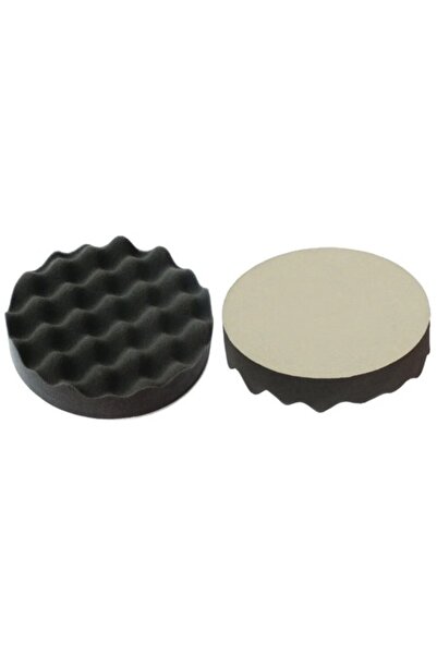 GFN Burete de lustruit profesional moale cu velcro crestat, diametru 160 mm, negru