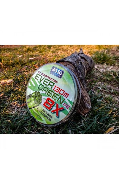Mimteam Fir multifilament ASSO Evergreen PE 8X, verde, 130 m, 0,41 mm