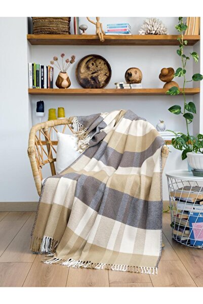 Karna Home Cotton Tv Knee Blanket Bergama