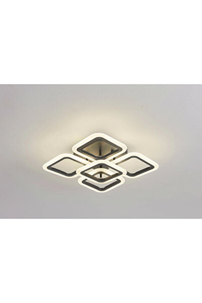 LED CONCEPT LED chandelier with 3 light types and remote control, 90W, dimmable, black