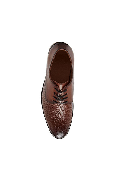 Steve Madden Mens Fairfax Tan Leather Formal Shoes