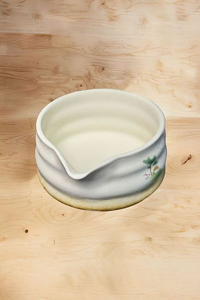 Chavin Ceramic Chawan Matcha Tea Frothing Bowl and Whisk Matcha Holder Cin998