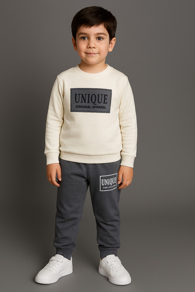 mb kids ΑΠΛΗ Εκτύπωση 2 κλωστών Αγόρια Φόρμα Παιδική Στολή