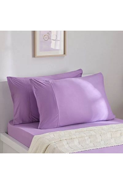 Home Box Ivy Meadows 2-Piece Fleeting Microfibre Jersey Pillow Cover Set - 50x75 cm