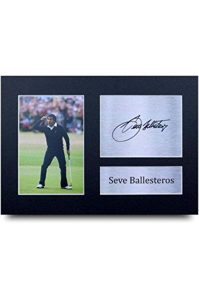Emoda home Trove هدايا جولف مطبوعة بتوقيع HWC Trading Seve Ballesteros مقاس A...