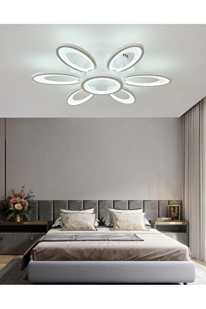 LED CONCEPT LED chandelier with 3 light types and remote control, 156W, dimmable, white