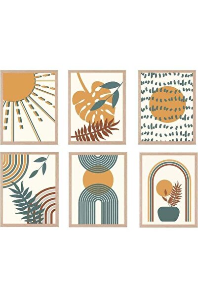 Emoda home Trove مجموعة FSZSEES Boho Wall Art من 6 مطبوعات فنية جدارية بسيطة ...