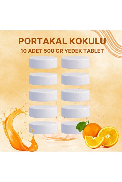 Saban 5 Adet 2x500 gr Nem Alıcı Rutubet Ve Küf Önleyici Yedek Tablet Portakal