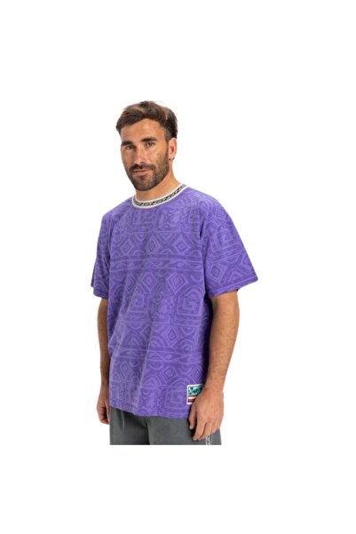 Quiksilver Global Heat Ss Tee Men's Casual T-Shirt Eqykt04365 Purple