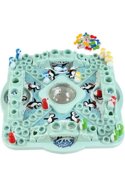 KRUZZEL Joc de dexteritate - Cursa pinguinilor, joc de societate pentru intre...