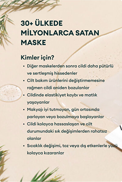 Ariul 7 Days Mask Tea Tree M - Çay Ağacı Özlü Karşıtı Arındırıcı Vegan Kağıt Maske