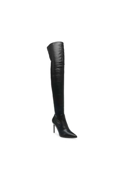 Steve Madden Womens Late Night Black Boots