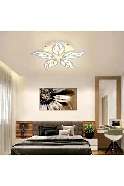 LED CONCEPT Lustra LED cu 3 tipuri de lumina si telecomanda, alba, rotunda, 1...