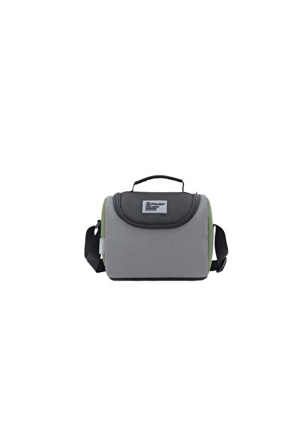 Pause LUNCH BAG With Strap Grey&Green