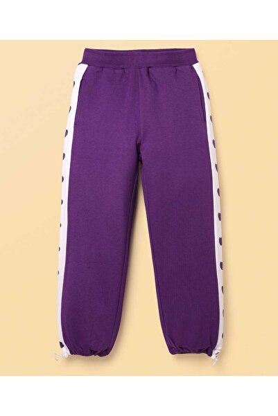 Honeyhap بنطلون استرخاء محبوك من القطن الفاخر بنسبة 100% مع تفاصيل شريط محبوك...