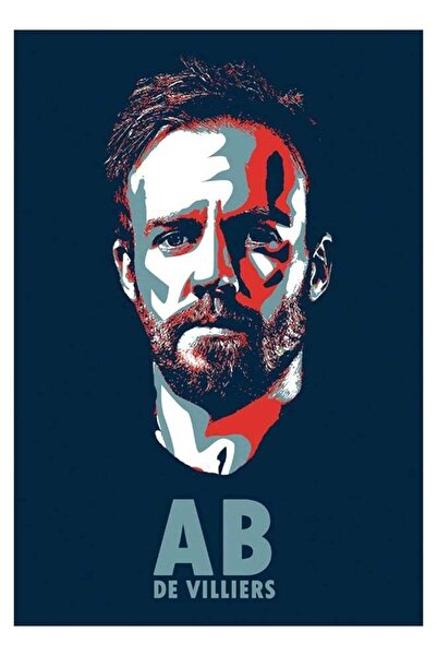 Emoda home Trove ملصق ورق غير لامع 300 جرام في المتر المربع Ab De Villiers (م...