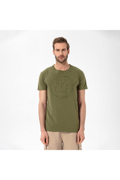 ROUTEFIELD Tully Erkek Yeşil Tişört ERKEK T-SHIRT RFTULLY22