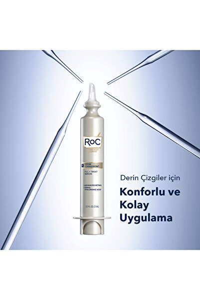 Roc Derm Correxion Retinol + Hyalüronik Asit Kırışıklık Doldurucu Serum 15ml