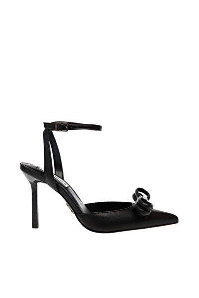Steve Madden Women's Embellished Stiletto Heel Sandals with Buckle Strap