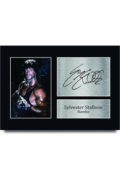 Emoda home Trove HWC Trading A4 سيلفستر ستالون رامبو جون يقدم صورة مطبوعة موق...