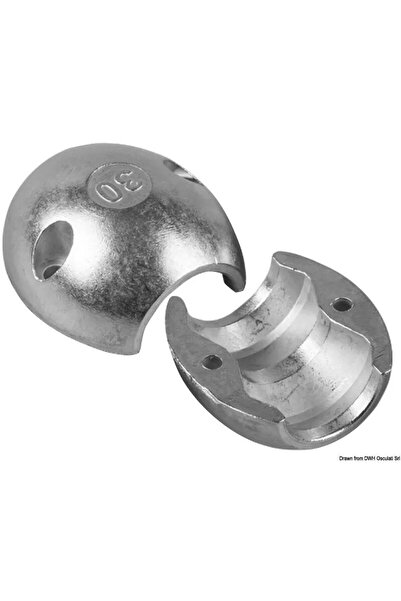 OSCULATI Zinc Anode with DPH/DPR Axle